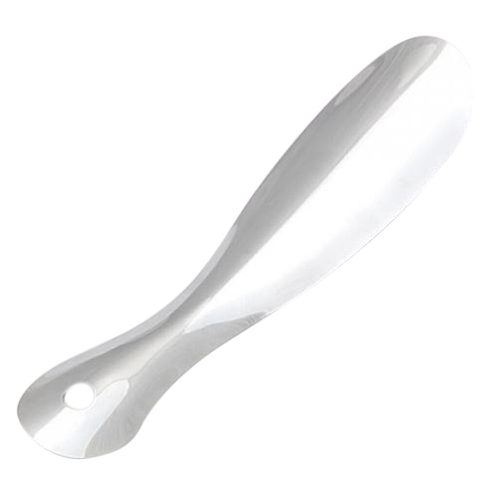 Stålpläterad metall skohorn skosked sko horn lyftare 7 1/2 ''