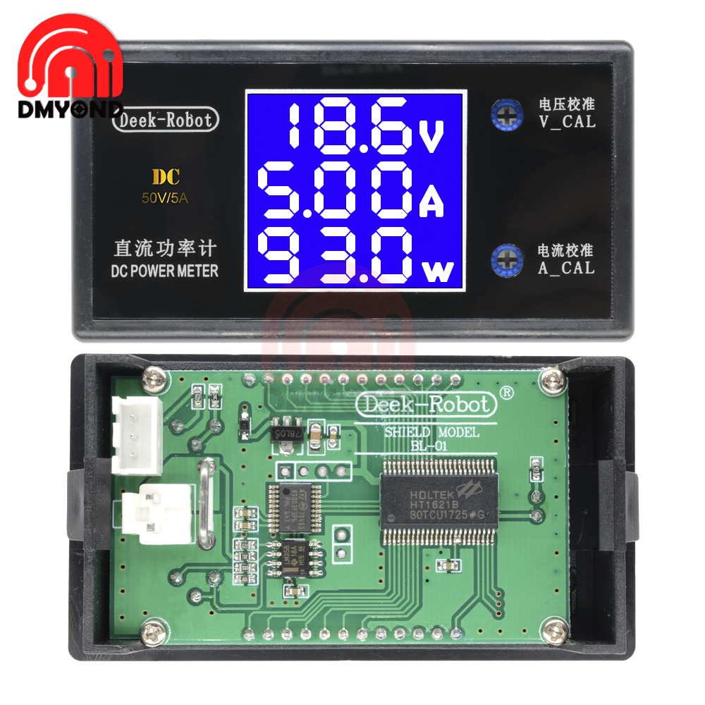 Dc 0-100V 5a 10a 250W 1000W Lcd Digitale Voltmeter Ammeter Wattmeter Spanning Stroom Vermogen Meter Volt Detector Tester Monitor