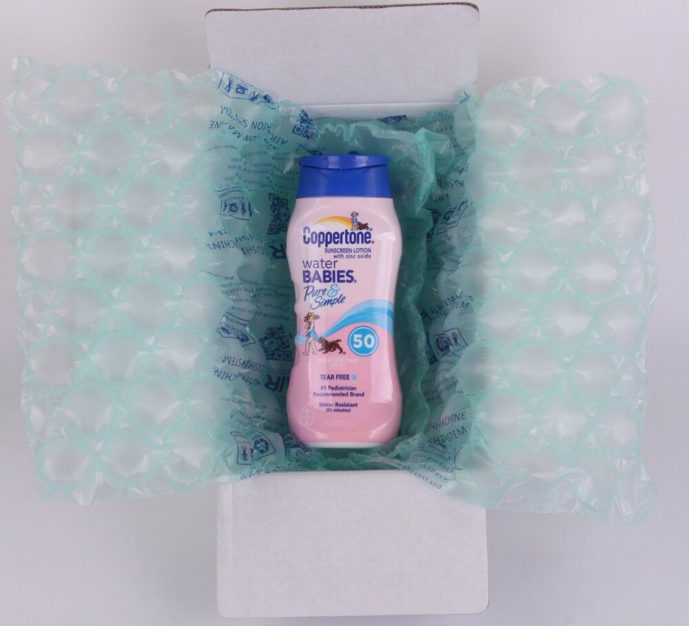 Film à coussin d'air de meilleure 40cm * 280 mètre, Film d'emballage à bulles, sacs en plastique dégradables pour Machine à oreillers