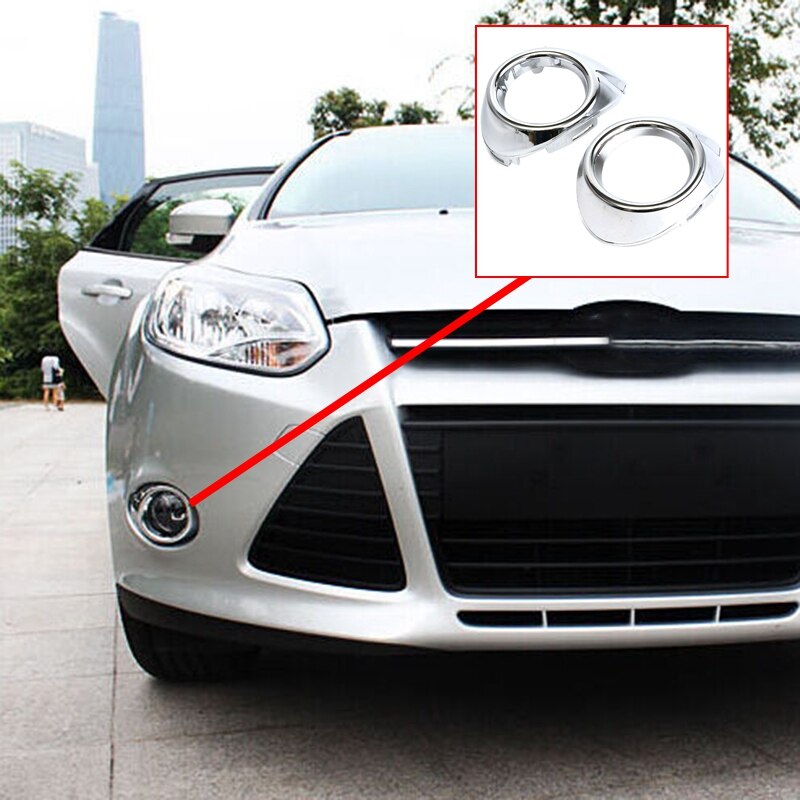 Auto Front Bumper Fog Light Decoration Cover Car Front Fog Light Frame for Ford Focus 3 Iii Bm51-19952-Cb