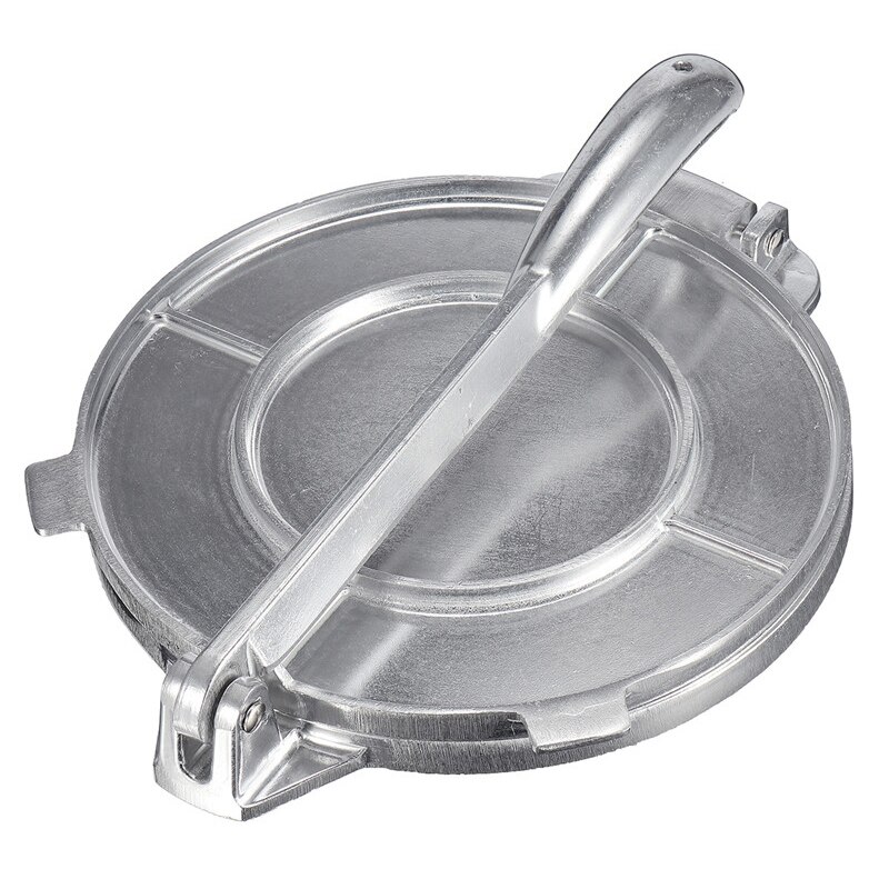 20 Cm Sliver Opvouwbare Tortilla Maker Aluminium Deeg Druk Zware Restaurant Tool Thuis Koken Pie Voor Keuken Gadgets: Default Title
