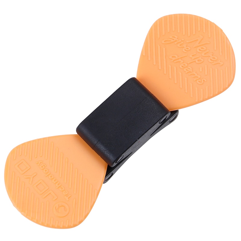 1Pc Angel wings Black Rubber Guitar Pick Holder Fix On Headstock For Guitar Bass Ukulele Cute Guitar Accessories