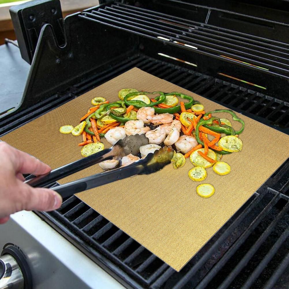Bbq Grill Mat Grill Barbecue Mat Non Stick Bbq Grill Mat Hittebestendige Grill Plaat Perfect Voor Elektrische Oven Grill barbecue