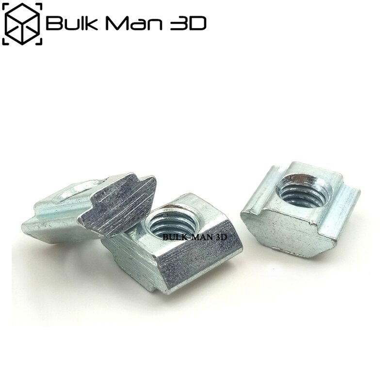 50pcs M3/M4/M5 T-Moer Sliding Moer voor 20 Serie Profiel Slot T Moer Aluminium profielen Meubels