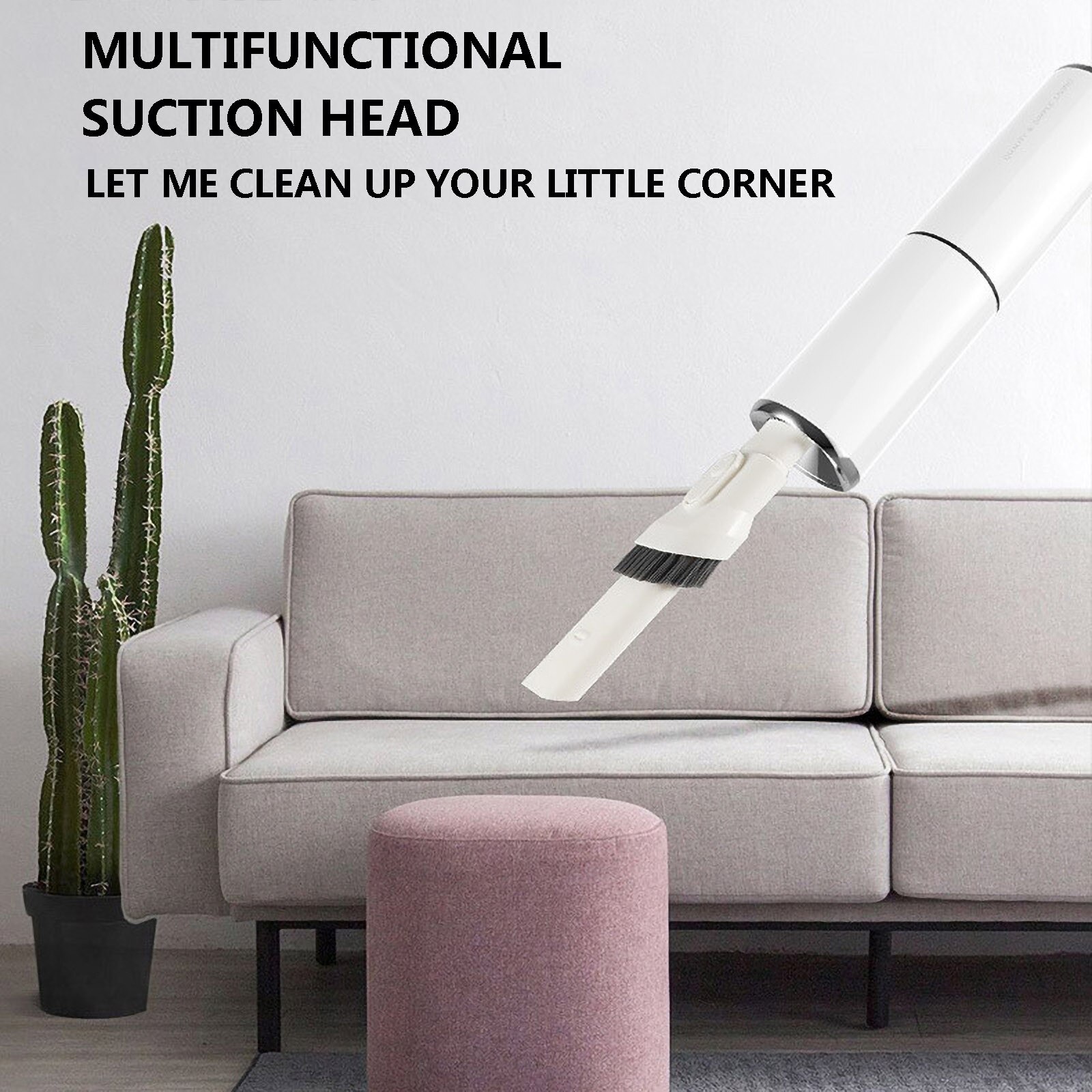 High-power Vacuum Cleaner Car Home Portable Handheld Powerful Wireless Vacuum Cleaner 23.3x5.2x5.2cm