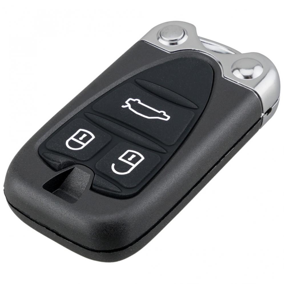 3 Knop Duurzaam Afstandsbediening Sleutel Vervanging Ongesneden Blade Autosleutel Shell Fob Fit Voor Alfa Romeo 159 Brera156 Spider