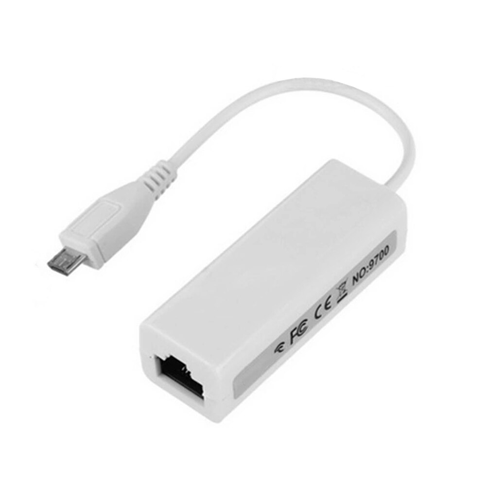 Micro USB Zu RJ45 Netzwerk Karte 10Mbps RJ45 Ethernet Micro USB 2,0 Lan Kabel Adapter Für Android PC Laptop tabletten