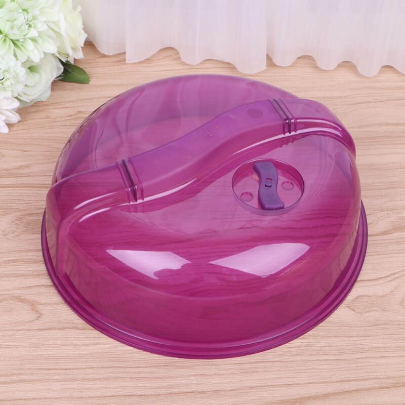 Fridge Microwave Plate Cover Clear Steam Vent Splatter Lid 10 inch Food Dish