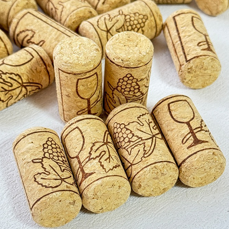20 unids/set tapón de corcho de vino tapón de botella de vino de madera Natural herramientas de Bar accesorios de cocina