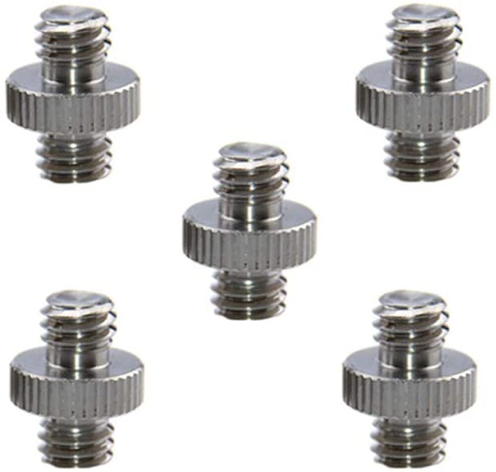 5 Stuks 3/8 "-16 Male Naar 3/8"-16 Schroef Adapter Voor Camera Statief En Andere Apparatuur