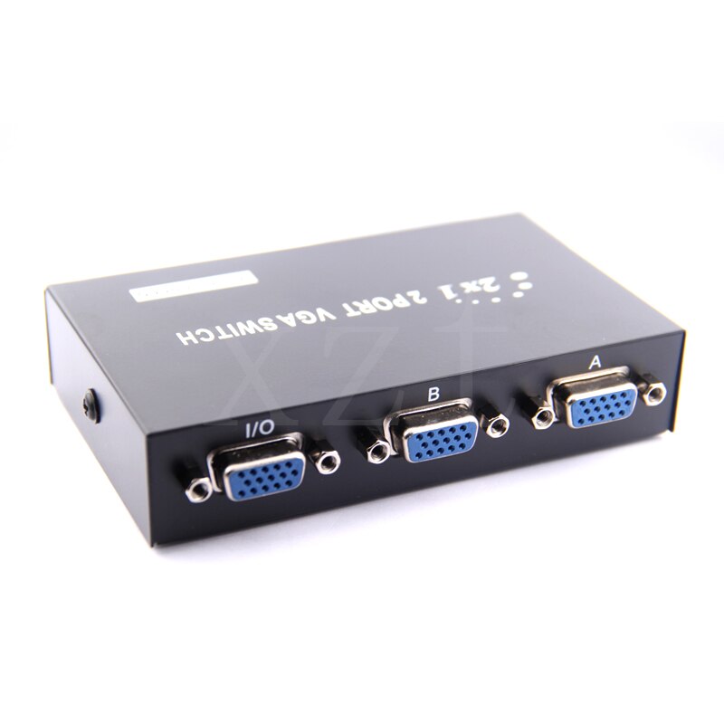 Pz 2 Port Hd Vga Svga Sharing Switch Box Voor Lcd Pc Tv Monitor Video 2 In 1 Uit Voor Pc Laptop