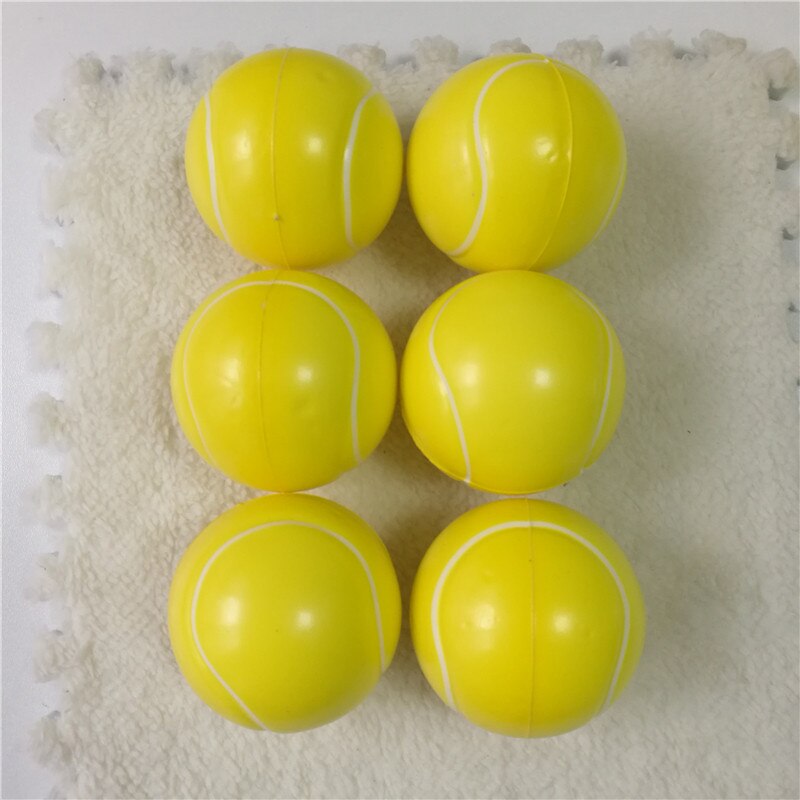 6Pcs 6.3Cm Grappige Basketbal Voetbal Anti Stress Bal Soft Foam Rubber Squeeze Ballen Speelgoed Voor Kinderen Kids: Tennis