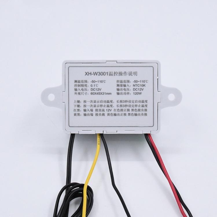 12V/ 24V/ 110V /220V W3001 Digital LED Temperature Controller 10A Thermostat Control Switch Probe XH-W3001