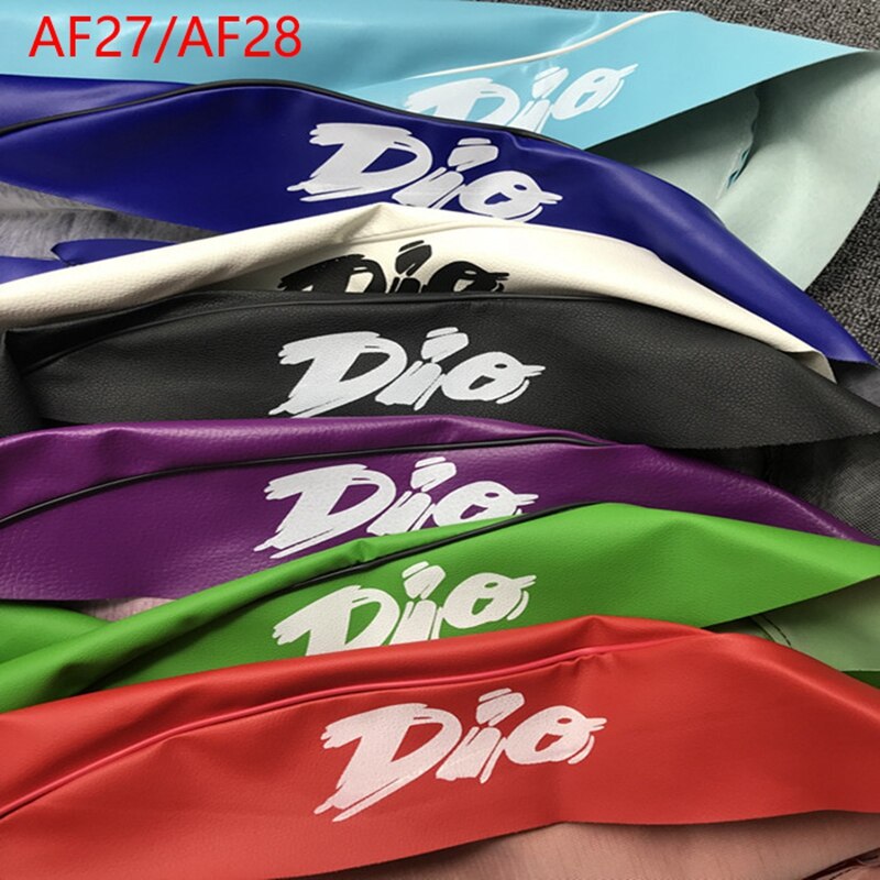 Funda de asiento de motocicleta, cubierta de cuero de imitación para HONDA DIO AF27/AF28, modificación de motocicleta