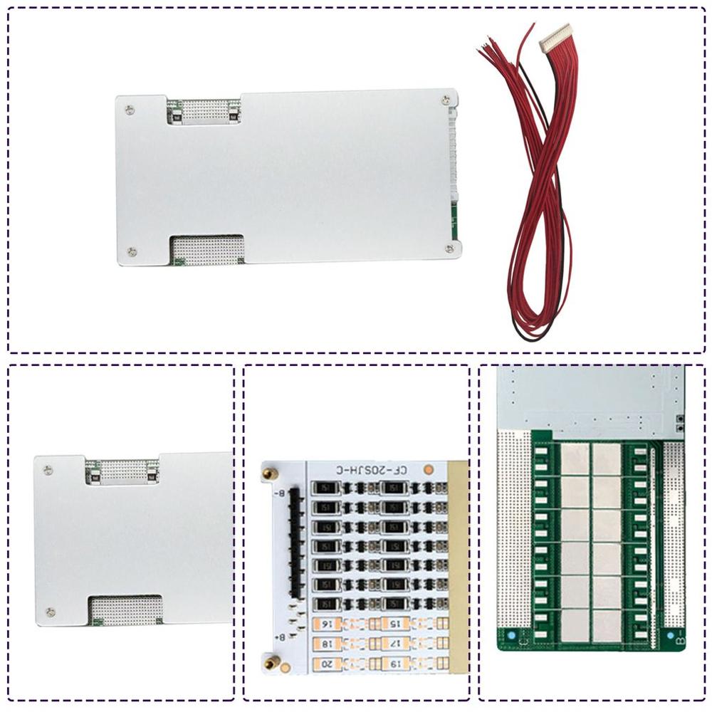 For Lzsy008 Three Unit 14 Series 52v 45A Lithium Battery Board Electric Bicycle BMS 400mm With Balanced Distribution Cable