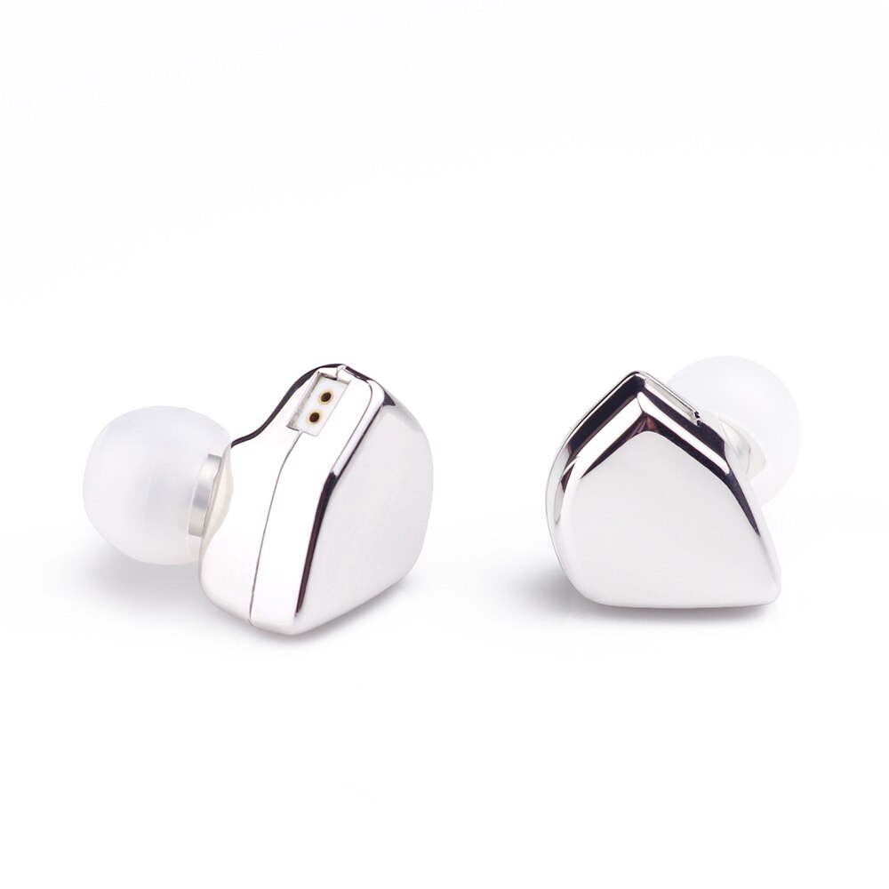 Unidad de controlador HZSOUND con espejo en forma de corazón de 10mm, auriculares CNC de alta fidelidad, auriculares con Monitor de DJ y Cable OFC de 2 pines y 0,78mm