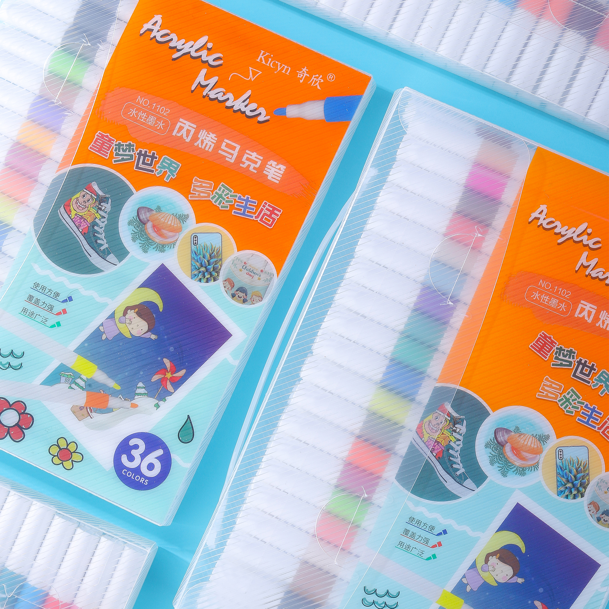 Juego de 12-60 Colores, rotulador artístico de pintura acrílica, pintura rupestre para niños, Graffiti, piedra, cerámica, vidrio, madera, manualidades DIY, suministros de arte