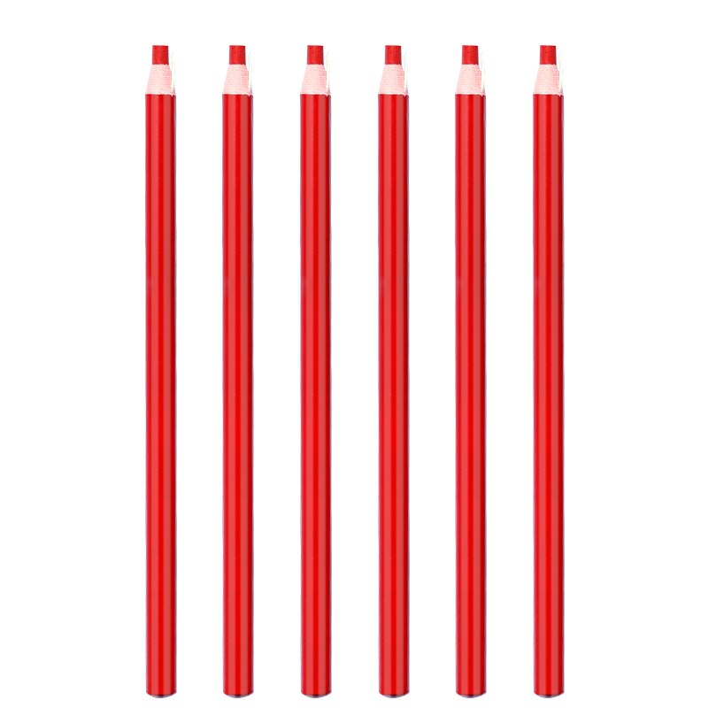 SHWAKK 6pcs Fabric Marker Pen Pencil Fade Out For Drawing Lines Disappearing Marker Pen For Tailors DIY Sewing Accessories: red