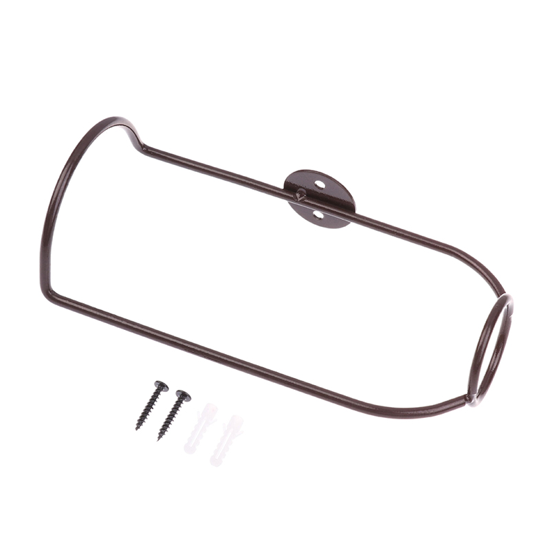 1 STKS Moderne Wijnfleshouder - Zware Metalen Display Plank, Rustieke Thuis Bar Decor Muur Wijnrek: Duidelijk