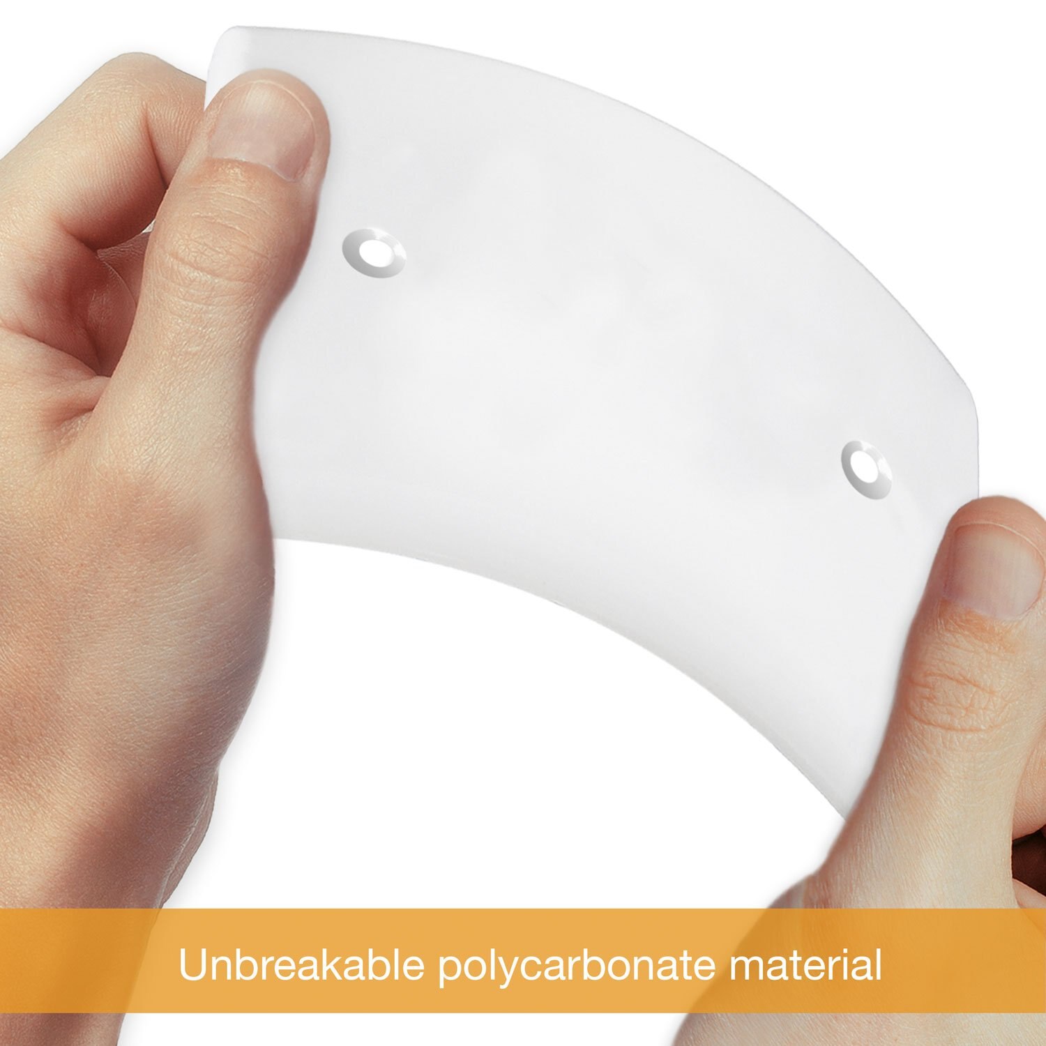 Empty Panel, Standard Size Without Device Blank Panel White (10 Packs)