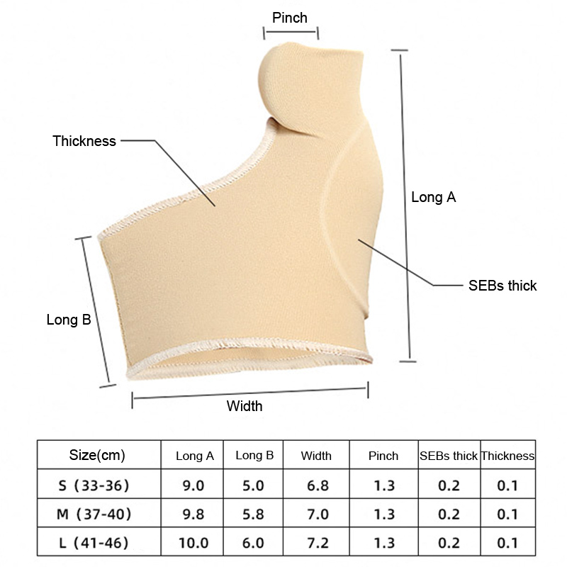 2Pcs Orthopedic Bunion Correction Pedicure Socks Hallux Valgus Corrector Braces Toes Separator Feet Care Tool SEC88