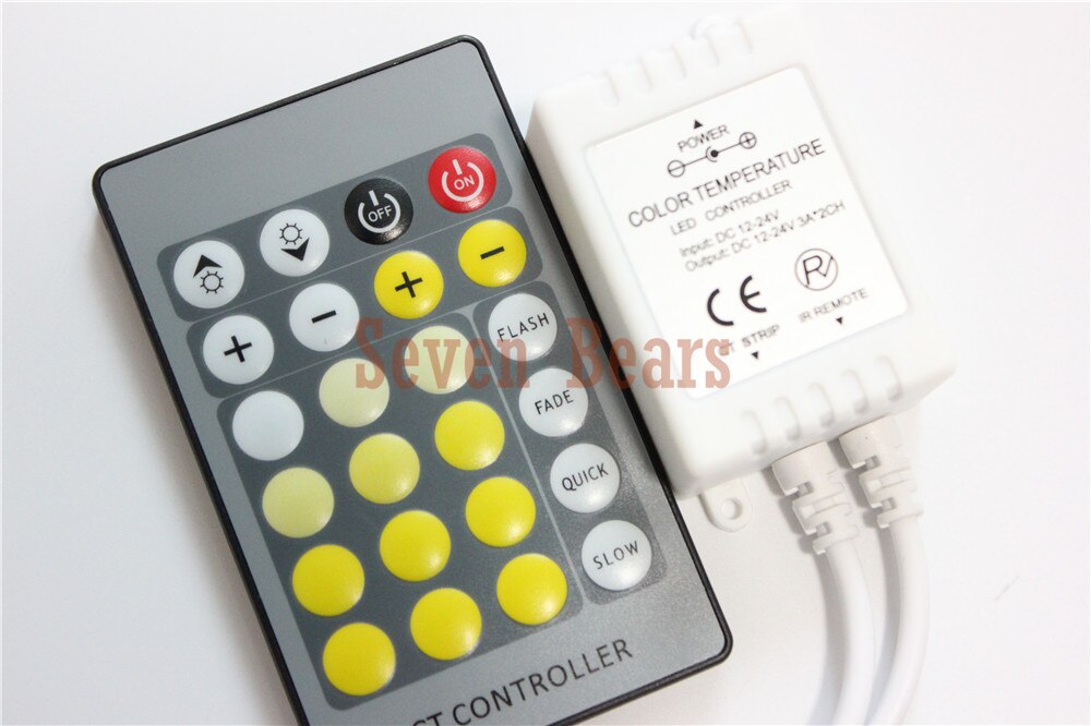 IR 24 key CCT adjustment LED controller color temperature LED controller