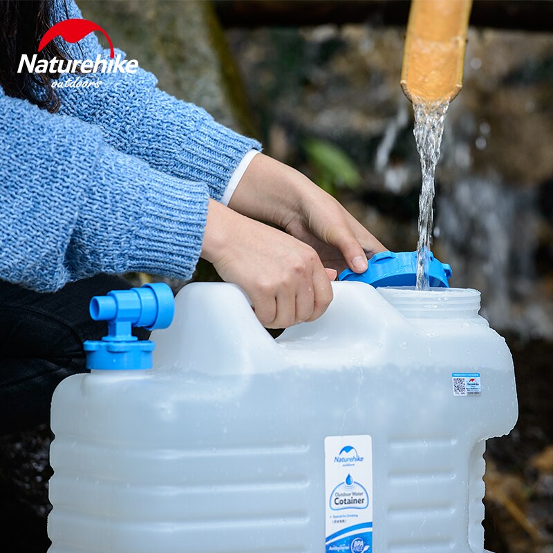 Naturehike 12l vand tønde mad klasse pe udendørs vandtank udendørs vandreture camping tilbehør vandbeholder