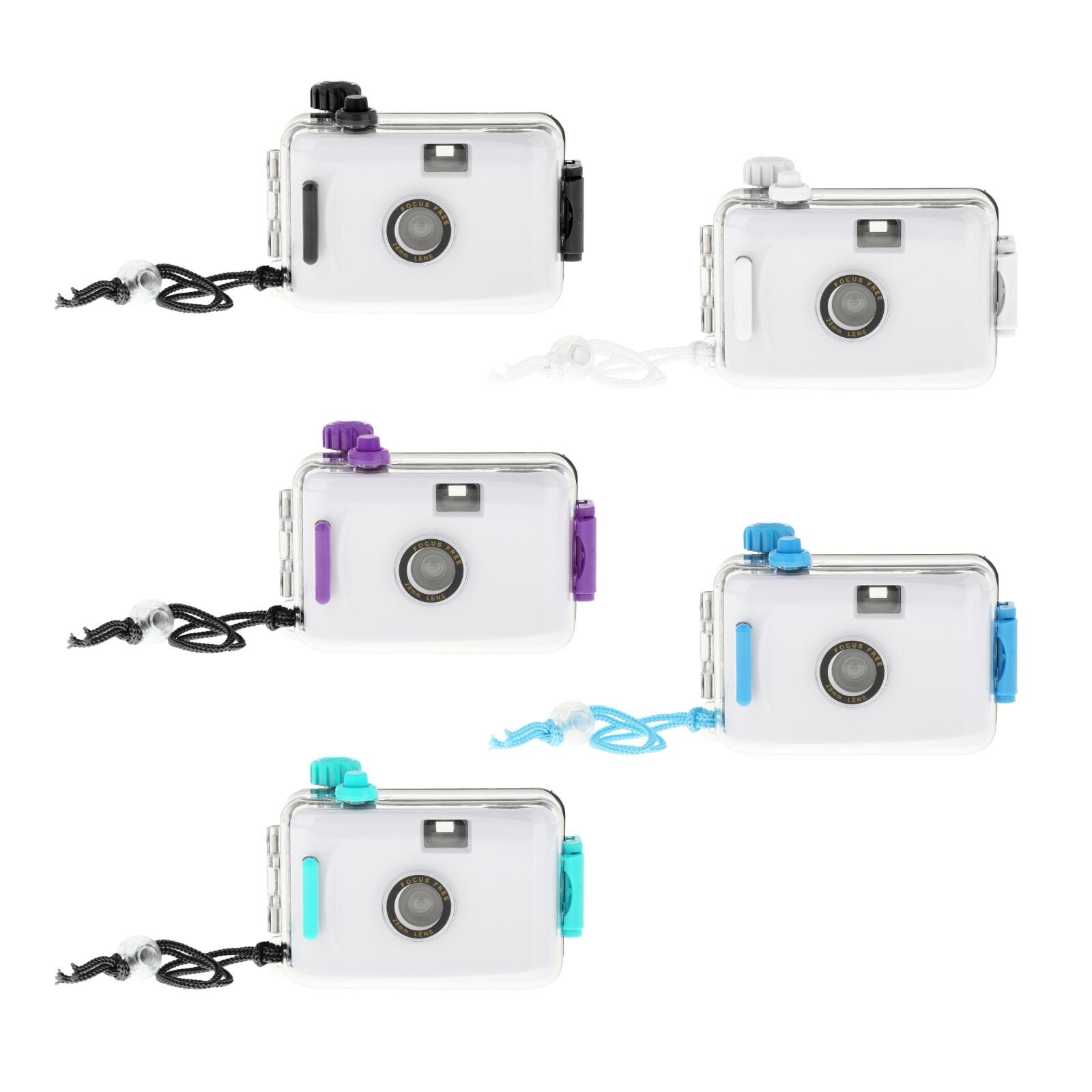 PP Compact Underwater RWaterproof Mini Camera Film Camera 35mm Film with Protective Shell Accessories