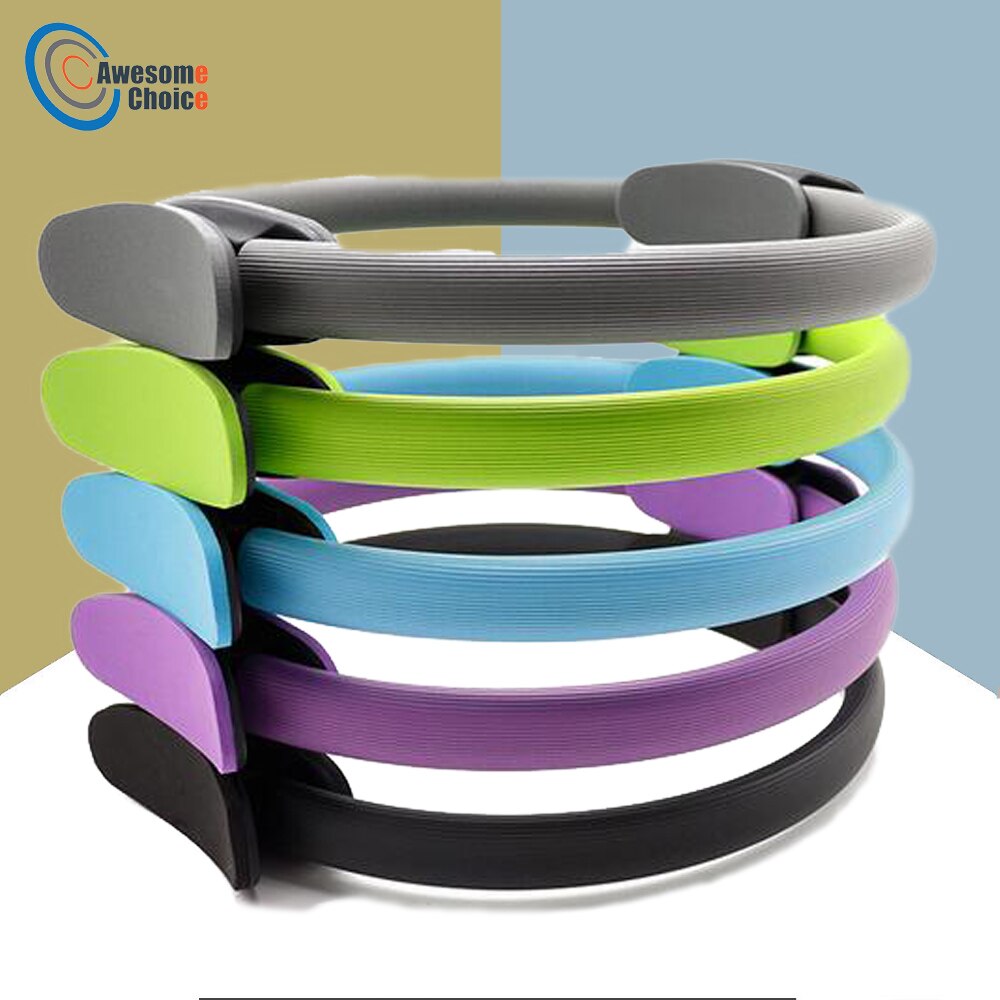 Yoga Pilates Ring Magie wickeln Abnehmen Karosserie Gebäude Ausbildung schwer Pflicht PP + NBR Material Yoga Kreis 5 farben