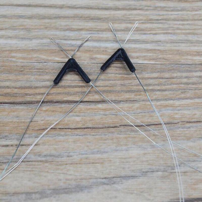 50 bundles of strand splitter, fishing line component splitter, fishing fork, gadgets hook double K2Y7