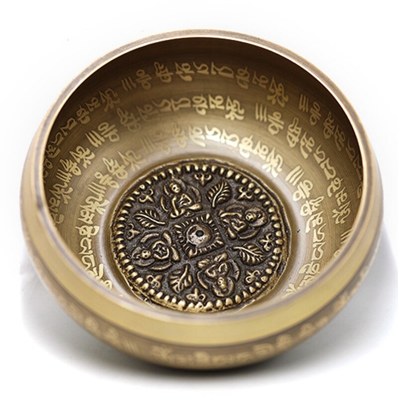 Tibetan Singing Bowls Meditation Set,Sound Chanting Bowl With Mallet Handcrafted In Nepal For Healing And Mindfulness