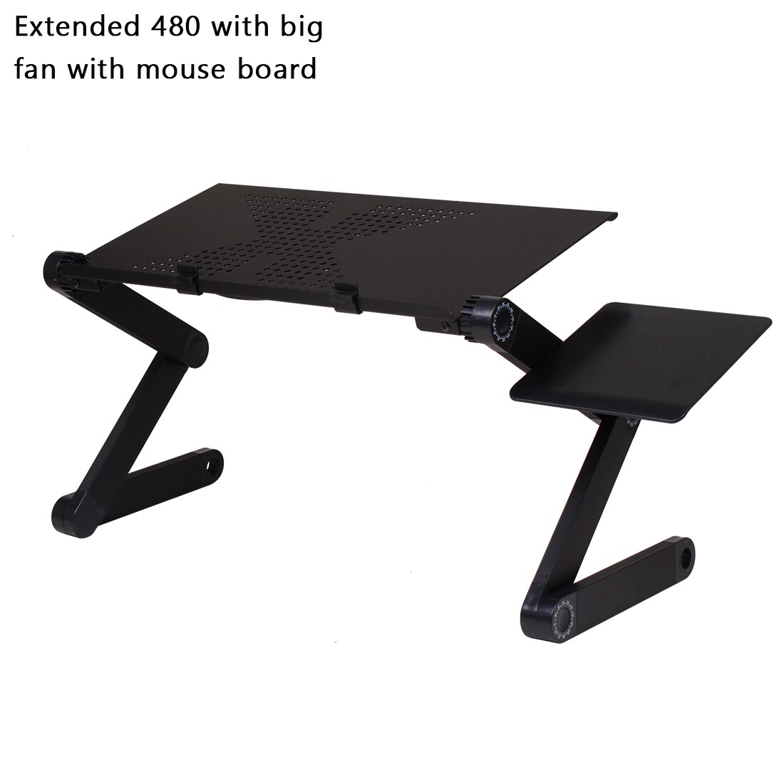 Portable Laptop Desk Adjustable Notebook Desk Aluminum Bed Lapdesk Tray PC Table Stand Notebook Table Desk Stand With Mouse Pa