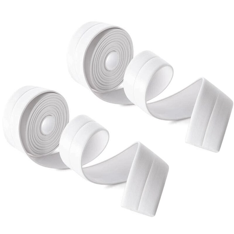 2 Stuks Zelfklevende Afdichtingstape Mildewproof Waterdicht Tape Keuken Muur Badkamer Waterdicht Sticker Sink Tape: Default Title