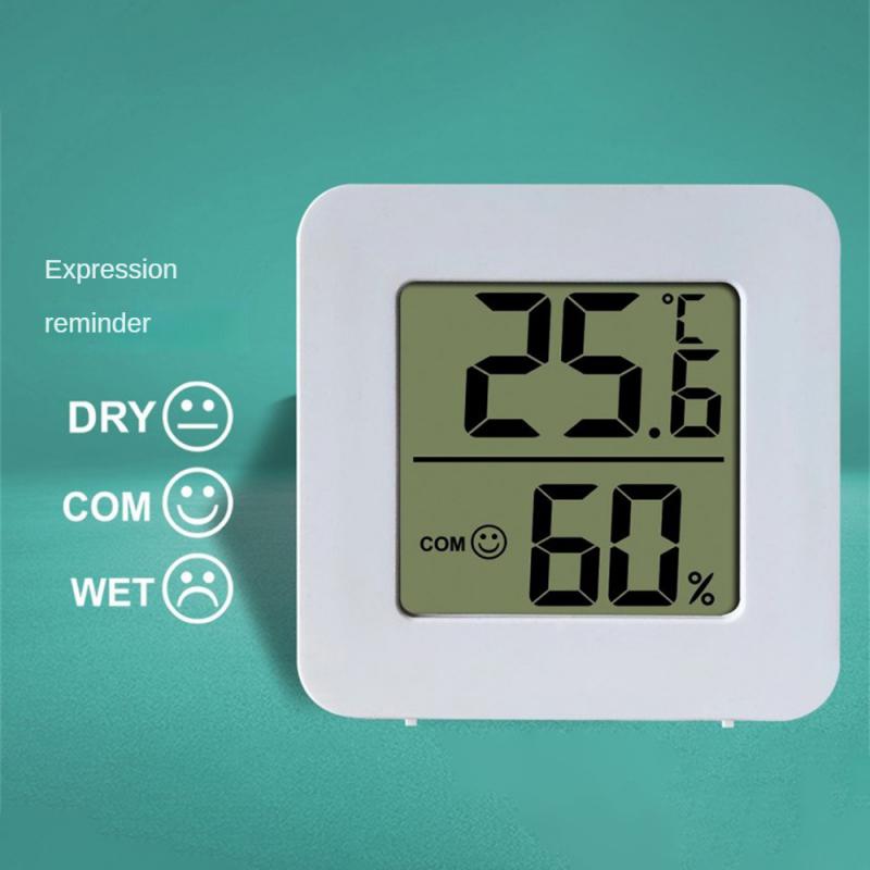 Digitales Thermometer Hygrometer Schlafzimmer Zuhause Elektronisches Messgerät Mini Heimat Elektronisches Nassthermometer LCD Elektronischer Monitor