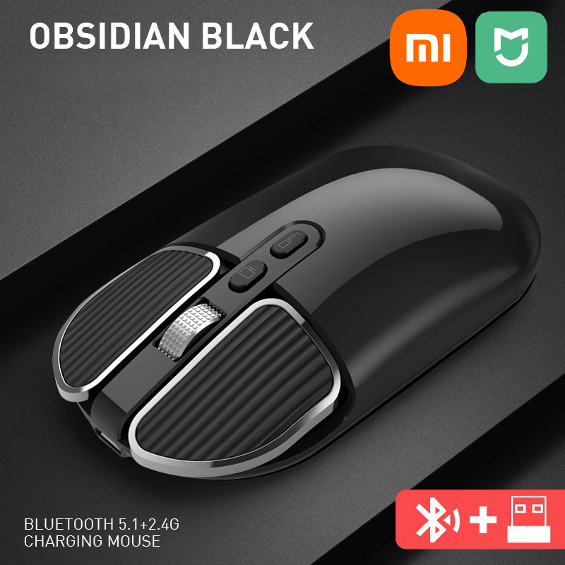 XIAOMI Kabellose, leise Maus, klein, frisch, für Schreibtisch, Laptop, Handys Tablette, universelle, leichte, tragbare Bluetooth-Maus
