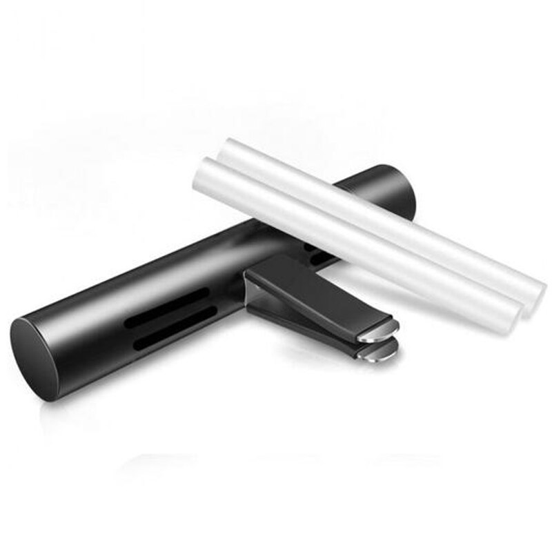 Voiture évent désodorisant parfum diffuseur remplissage solide parfum bâton voiture purificateur d'air voiture oxygène barre ioniseur voiture style