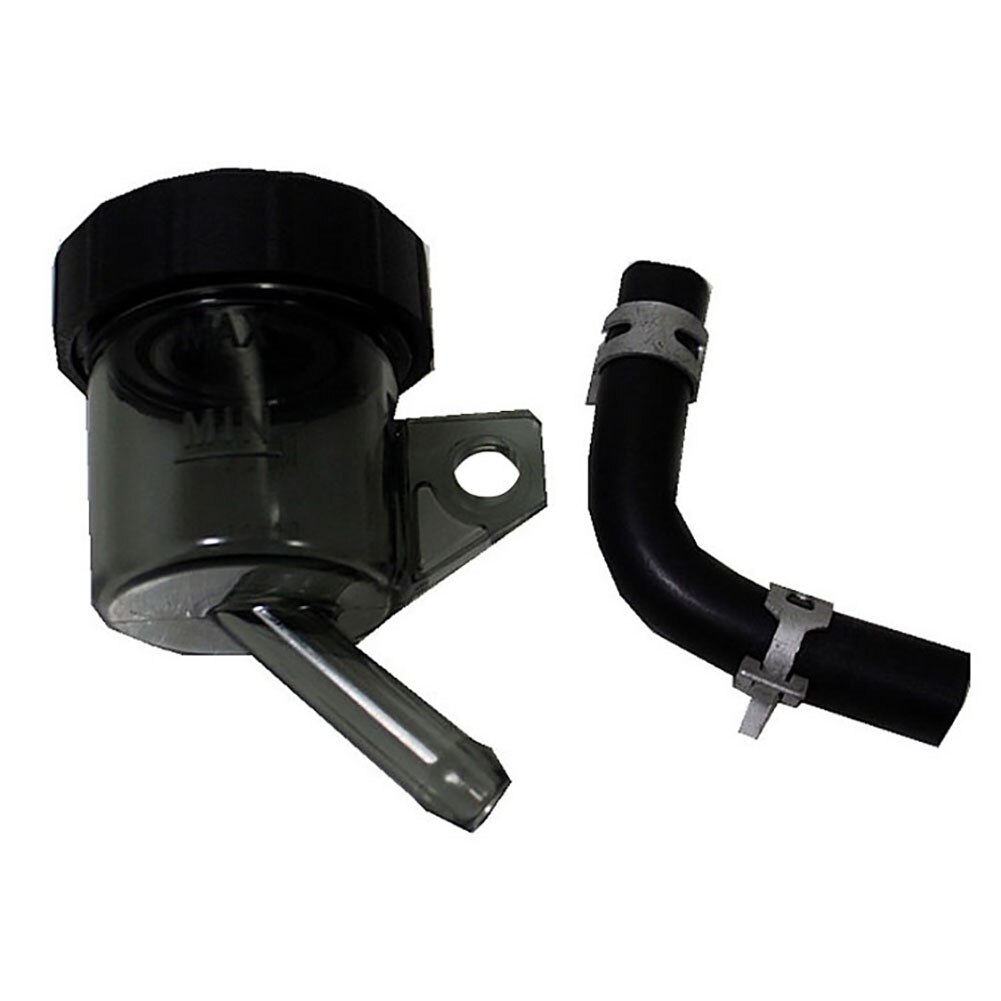 Fluid Reservoir Transparent Black Motorcycle Cylinder Leakproof ABS Tank Front Rear Brake Easy Install Accessories Oil Cup