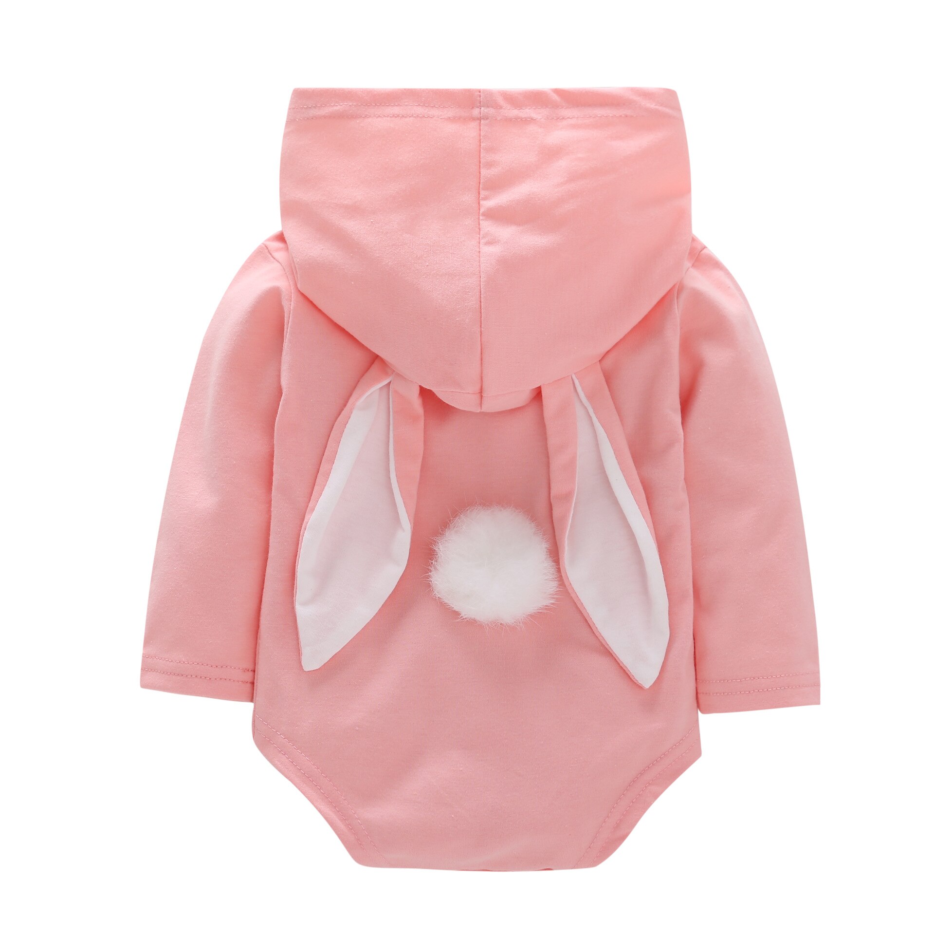 Neue Frühling Herbst Baby Karosserie lang Ärmel Baumwolle Kaninchen Art 3D Solide Patchwork Mädchen Junge Jumper freundlicher Baby Outfits Kleidung