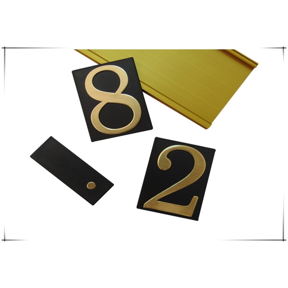 Aluminum Number Cube Label Frame Gold Price Cubes Display Jewelry Price Talker Price Tag Metal Enlarged Flat Price Data Strip