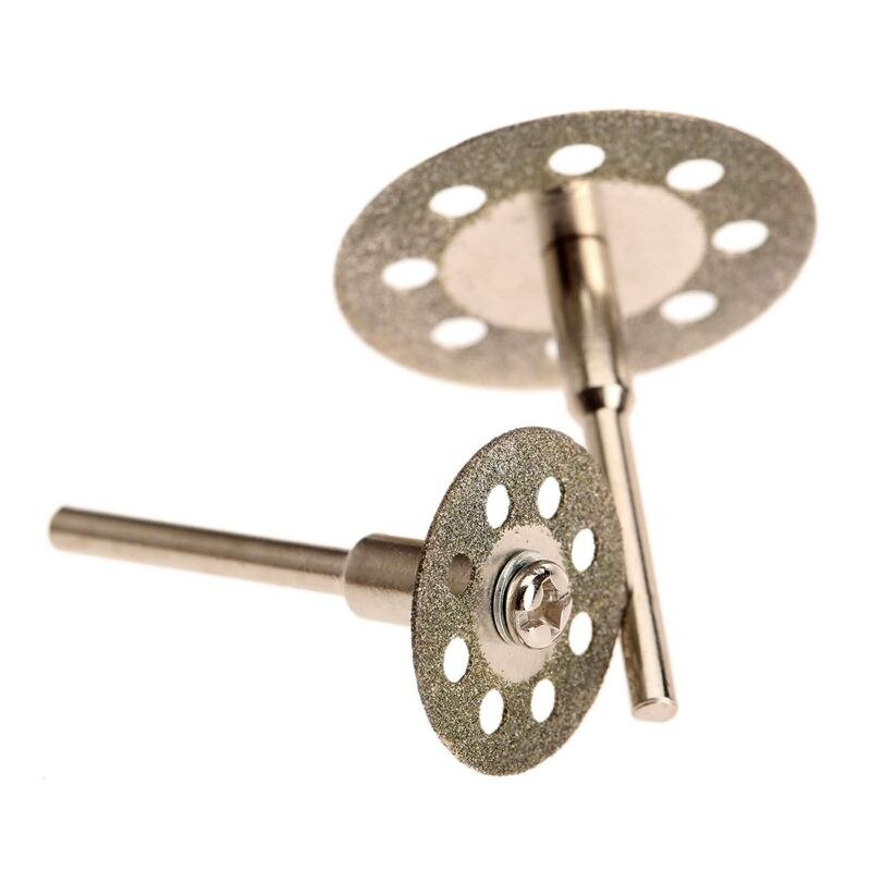 10Pcs Accessories 20mm Diamond Cutting Disc for Metal Grinding Wheel Disc Mini Circular Saw for Drill Rotary Tool