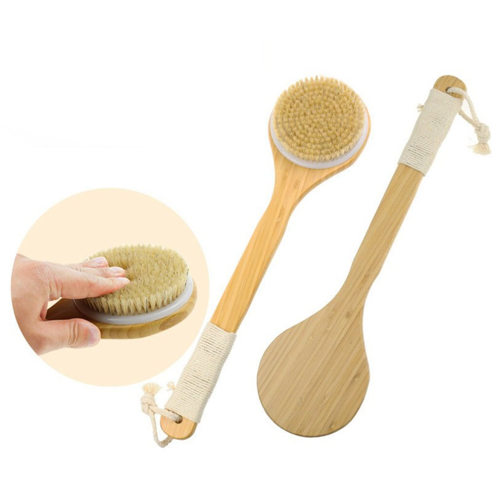 Natürliche gekochte borsten borsten Schlecht pinsel Schlecht dusche Massage Peeling Schlecht pinsel Meridian Spa Heimat pinsel