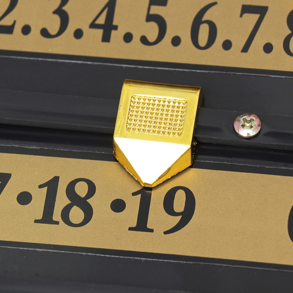 Plastic Snooker Pool Scoreboard Game Scorer Billiard Accessories Home Club Supplies (Black)