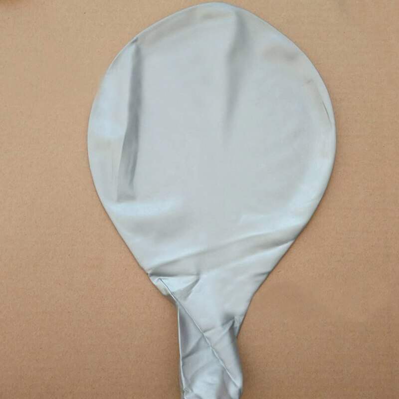 1pcs 36 inch Colorful Big Latex Balloons Helium Inflable Blow Up big Balloon Wedding Birthday Party Large Balloon Decoration: silvery