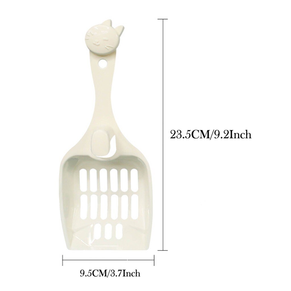 Plastic Cat Litter Scoop Pet Care Sand Waste Scooper Shovel Hollow Cleaning Tool Hollow Style Lightweight Durable Easy To Clean