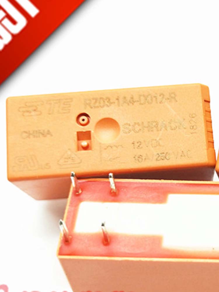 2 stk. 12v relæer  rz03-1 a 4-d012-r 12 vdc 16a