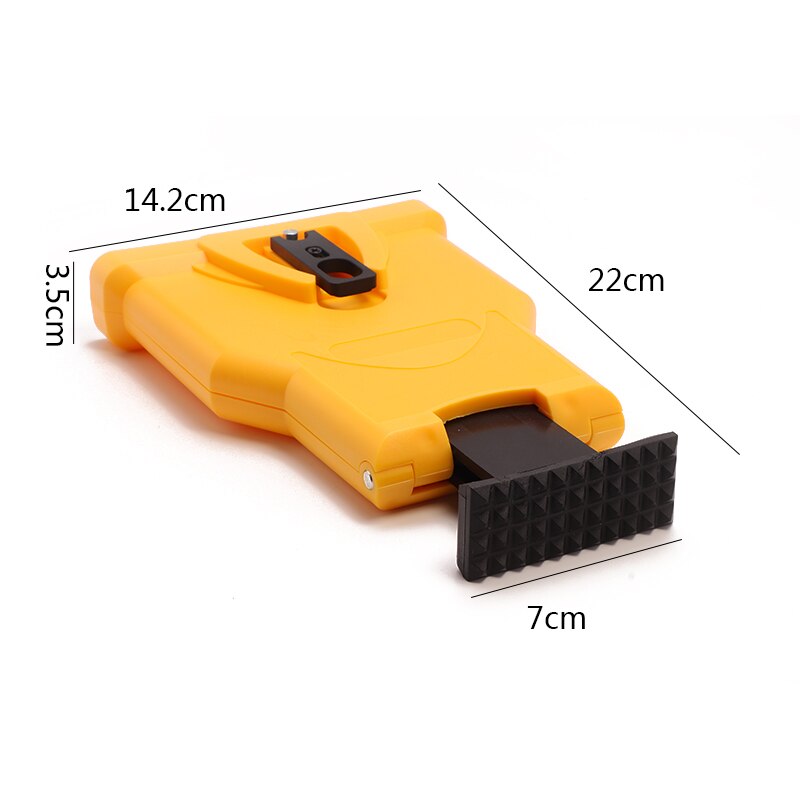 Chainsaw Teeth Sharpener chainsaw Portable Durable Easy Power Sharp Bar-Mount Fast Grinding Chainsaw Chain Sharpener Tool: Yellow
