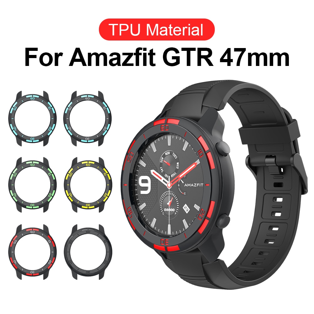 For Amazfit GTR 47mm Case Smart Watch Protector for Xiaomi Huami Smartwatch Cover Accessories