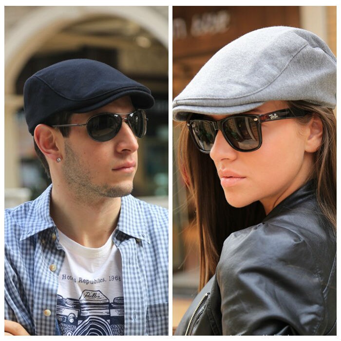 Summer Sports Beret Caps for men Women Cotton flat cap Outdoor Hats brand Sun Hat
