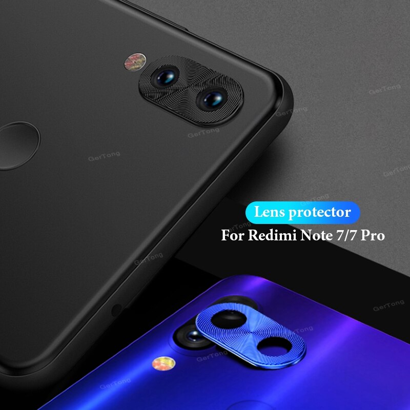 Voor Redmi Note 7 Camera Lens Protector Cover Ring Plating Aluminium Voor Xiaomi Redmi Note 7 Pro Note7 Camera Case ring Bescherming