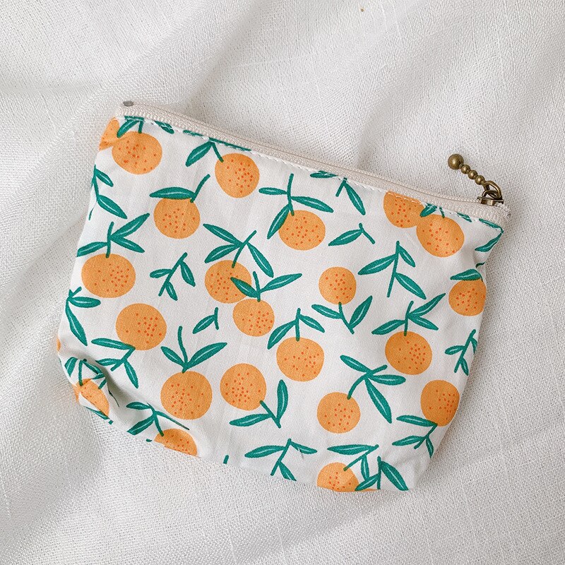 Women Canvas Cosmetic Bag Makeup Case Korean Make Up Pouch Necesserie Travel Organizer Bag Ladies Beauty Lipstick Coin Purse Bag: 4